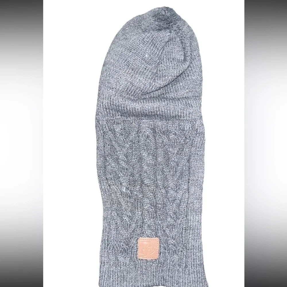 Dog Hoodie w/Fleece lining in hoodie Gray Small